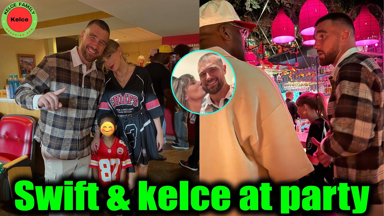 Тейлор Свифт и ее жених Трэвис Келси в восторге от вечеринки по случаю победы «Чифс» над «Детройт...