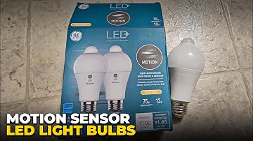 GE LED+ Light Bulbs - Motion Sensor In Such A Small Package