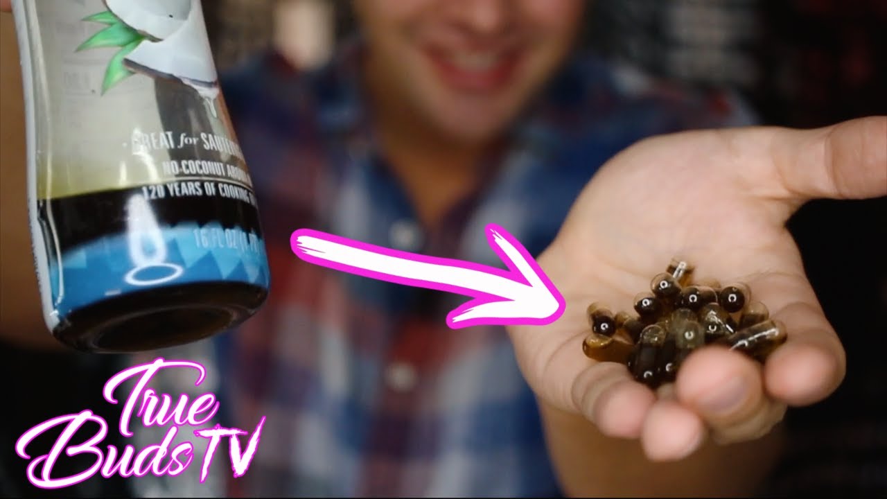 How To Make Cannabis Oil Capsules THC Caps With Infused Liquid