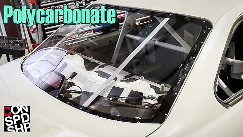 BMW E36 Polycarbonate Rear Windshield Install DRIFT CAR
