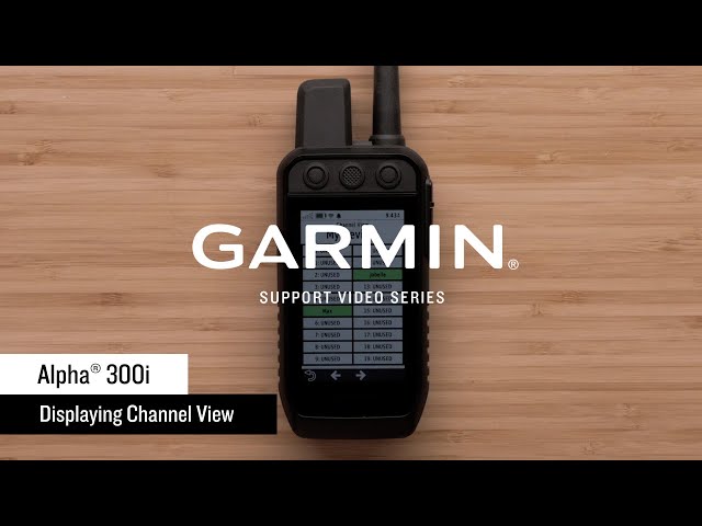 Garmin Support | Alpha® 300i | Channel View
