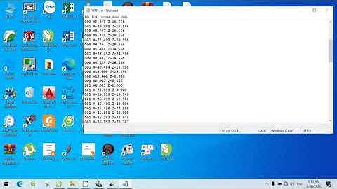 Làm mẫu máy tiện: Cách xuất g-code chạy máy tiện gỗ CNC cắt bằng lưỡi cưa - phần 4