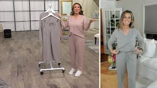 Barefoot Dreams Malibu Collection Butterchic Knit V-Neck Set on QVC