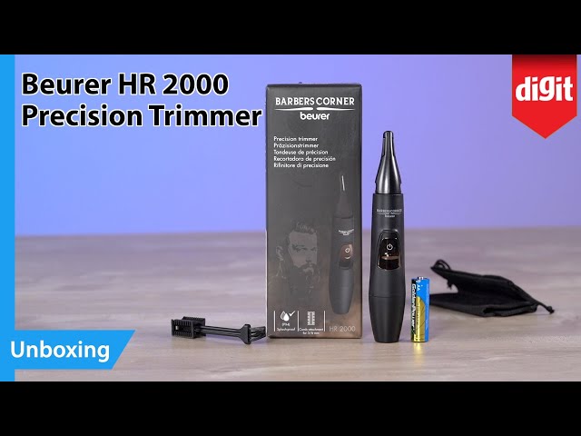 Beurer HR 2000 Precision Trimmer YouTube - Unboxing