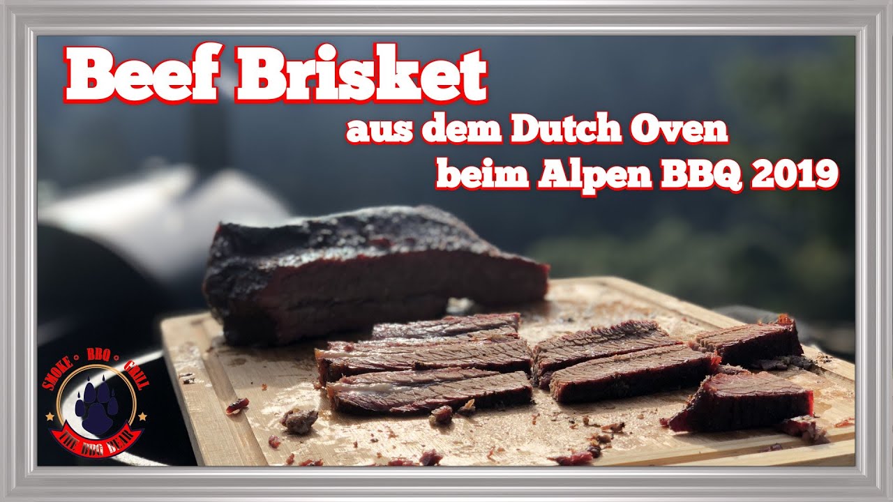 Beef Brisket aus dem Dutch Oven beim Alpen BBQ/Madrisa Alm [Dutch Oven