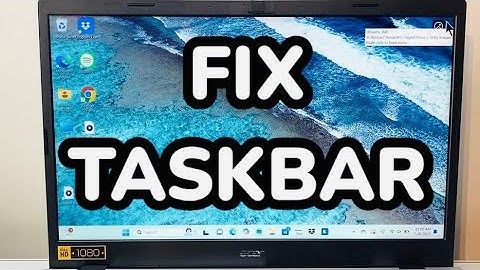 How To Fix Taskbar Not Working On Windows 11 / 10