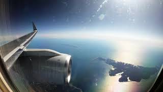 Time lapse across the Atlantic. AA flight 279.