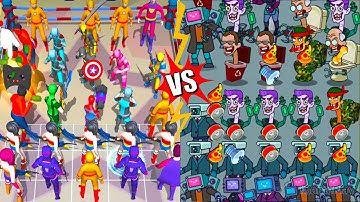 Merge Supper Hero Vs Merge Robot Monster War ⭐ Merge Simulator Battles