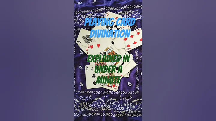 🔮🃏 How to Read Playing Cards in Under a Minute! #divination #tarot #tarotreading #cartomancy #craft