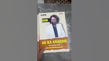 CA INTER ADVANCE ACCOUNTING BY CA ANAND BHANGGARIYA SWAPNIL PATNI CLASSES #cainter #trending