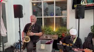 Ooh Baby I Love You Way, Greg Vail Sax, Rick White Guitar, Sax and Guitar Duo - full clip/song