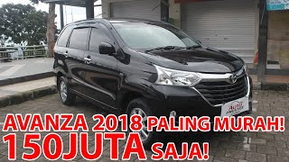 MOBIL TOYOTA AVANZA G 1.3 TAHUN 2018 MURAH! HANYA 155JUTA SAJA! COCOK UNTUK KELUARGA!