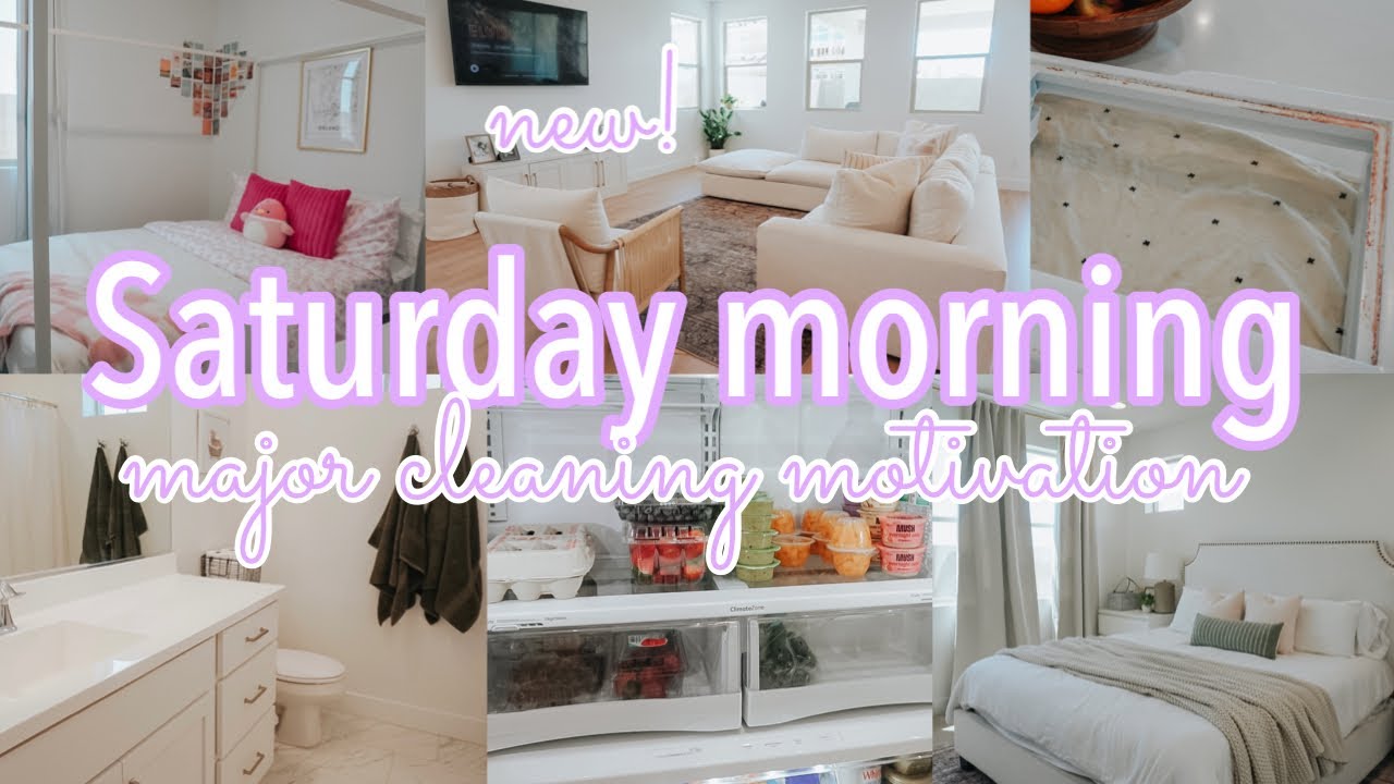 NEW  MAJOR SATURDAY CLEAN WITH ME  cleaning motivation  Extreme clean with me