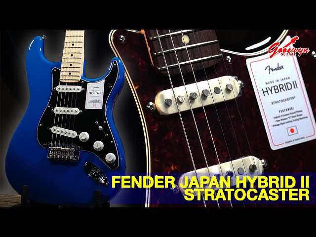 Fender Japan Hybrid II Stratocaster Made in Japan - YouTube