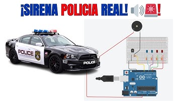 🎵 Sonido de Sirena Realista con Arduino + LEDs | Electrónica Fácil