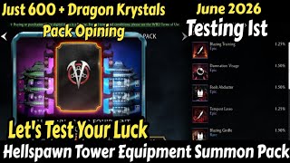 Hellspawn Tower Equipment Summon Pack | 40 + Packs Opening #gaming #games #mkmobile