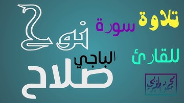 تلاوة هادئة لسورة نوح للقارئ الليبي صلاح الباجي