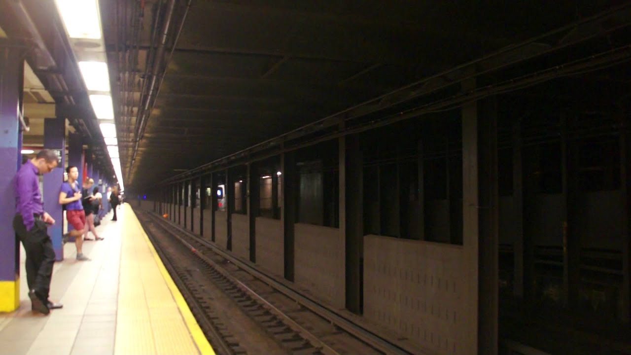 MTA New York City Subway Lefferts Blvd Bound R42 A Train 42nd mta-new-york-city-subway-lefferts-blvd-bound-r42-a-train-42nd