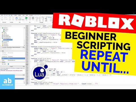 Repeating Repeat Until Roblox Beginner Scripting Roblox Tutorial - roblox admin menu script