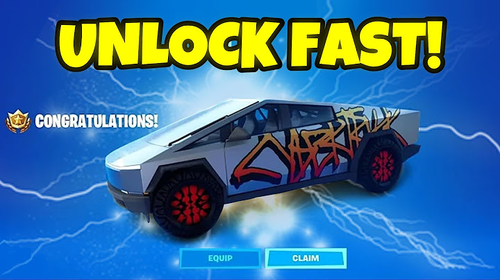 FASTEST Way to Unlock The FREE Tesla Cybertruck in Fortnite!