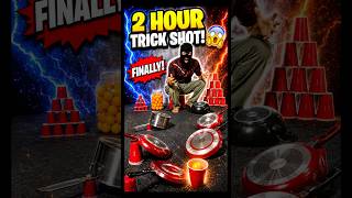 I Spent 2 HOURS on This Trick Shot! #trickshots #challenge #shotxshots