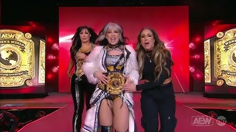 Jamie Hayter Entrance: AEW Rampage, Jan. 27, 2023