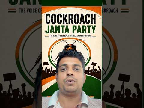 cockroach janata party#CockroachJanataParty #CJP #TamilPolitics #PoliticalStory #shanbucks