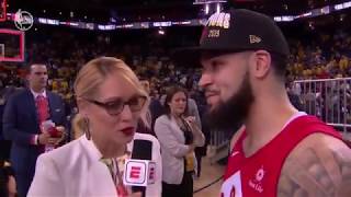 Fred Vanvleet Postgame Interview Game 6 Raptors Vs Warriors 2019 Nba Finals