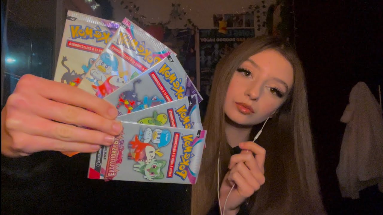 ASMR ouverture Pokémon (la douille)