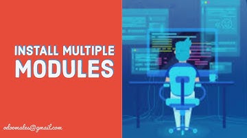 Install Multiple Modules at a Time in Odoo