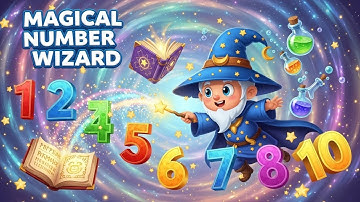 Magical Number Wizard 1–10 | Fun Counting Adventure for Kids | Animagic Studio