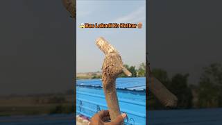 Bas Lakadi Ko Katkar Hi Ak Danda Bana Diye Khatarnak Wala🪵🤯 #minivlog #youtubeshorts #pyvlog02 #vlog