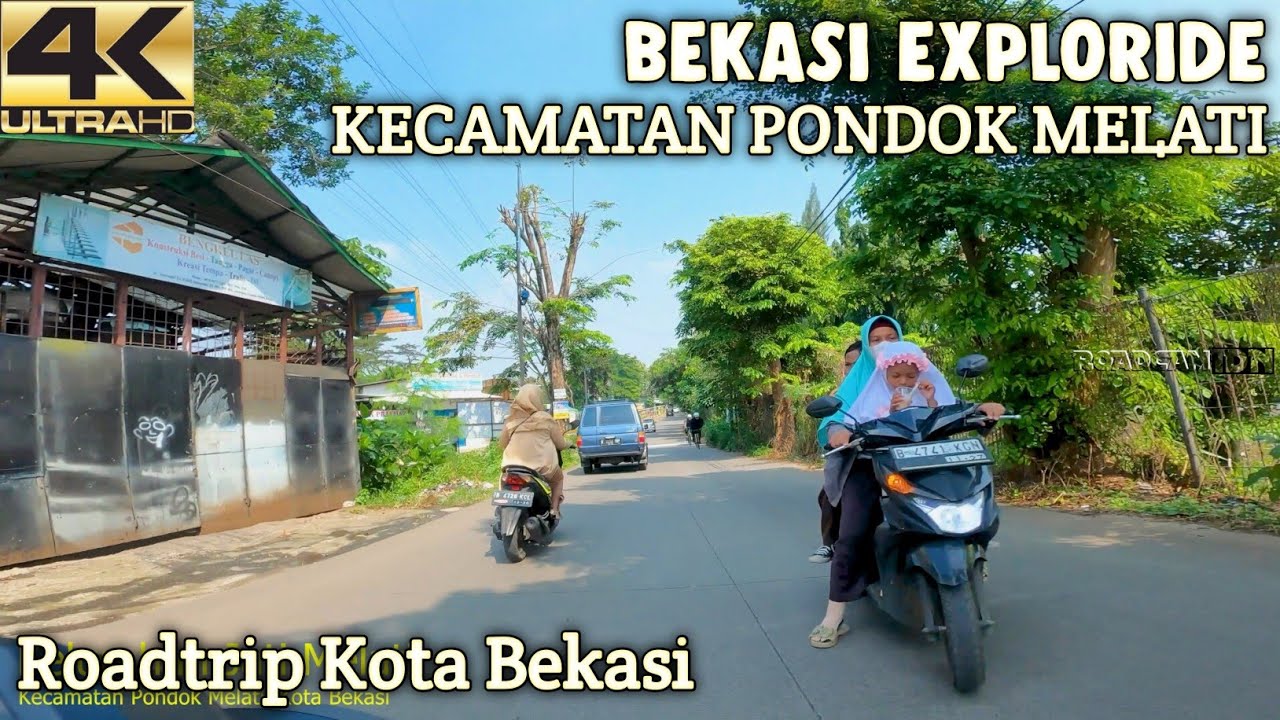 Roadtrip Menjelajahi Kecamatan Pondok Melati, Kota Bekasi • Menyusuri Sampai Pelosok [4K]