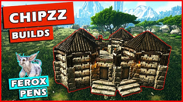 Ark: How To Build Ferox Pens | No Clip Enabled | Building Tutorial