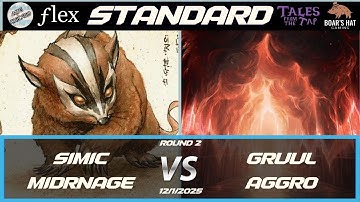 Simic Midrange VS Gruul Aggro    [MTG Standard Round 2]