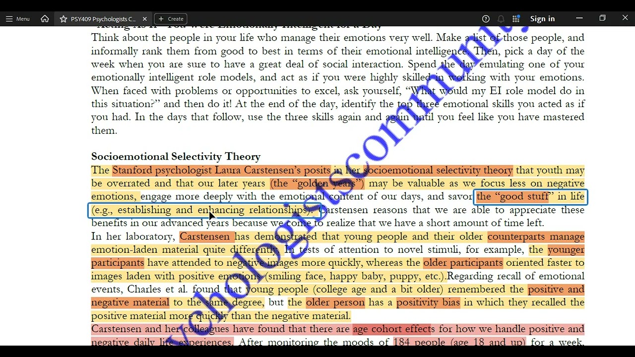 PSY409 Positive Psychology Short Lesson 13 | PSY409 Midterm & Finalterm Short Lectures | VU Course