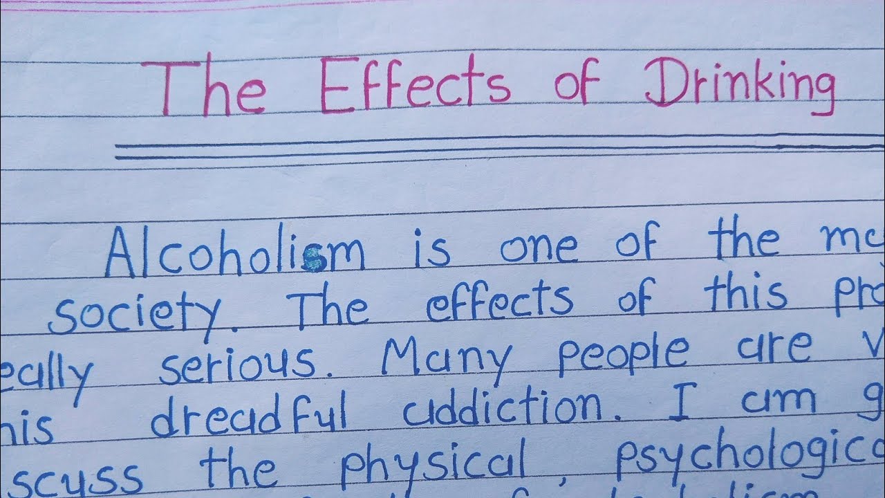 🌱 Effects of alcohol addiction essay. Negative Effects of Alcohol Essay