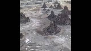 Lake Abbe, Afar Depression, Djibouti