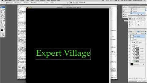Photoshop: Adding Main "Matrix" Text