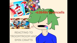 😭🙏REACTING TO TROOM TROOM AND 5MIN CRAFTS!✨😳