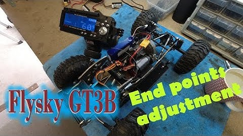 Flysky GT3B steering endpoint  made easy.