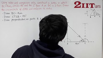 Construction Exercise 16.2 Q 8 Class X ICSE | Circumcircle of Triangle