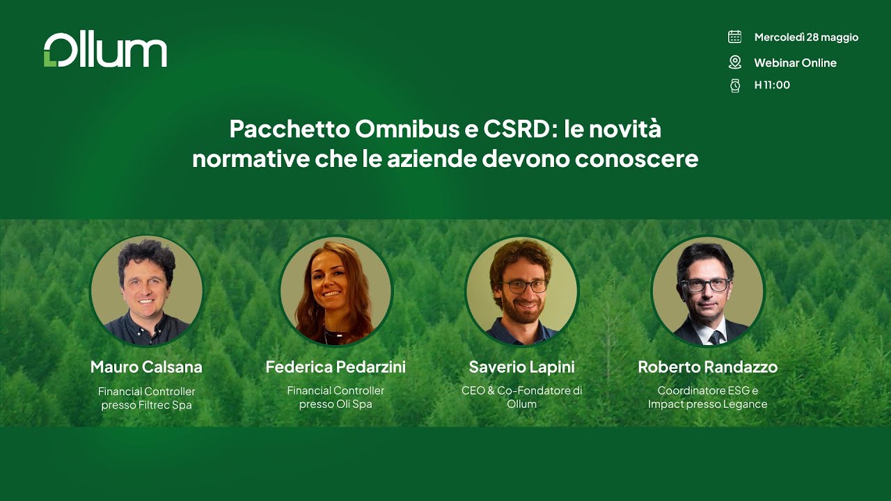 Pacchetto Omnibus e CSRD: tutte le novità normative che le aziende devono conoscere
