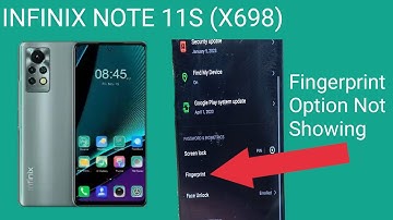 Infinix Note 11s Fingerprint | Option Not Showing |Option Missing | Not Working.