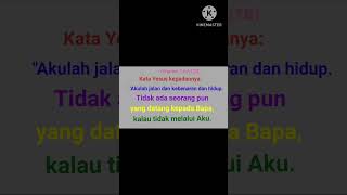 HANYA YESUS KRISTUS JALAN LURUS KE SURGA