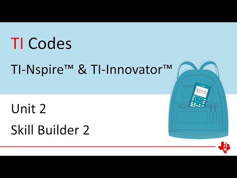 10 minutes of Code with TI-Nspire and TI-Innovator | FOR Loop | Skill Builder 2