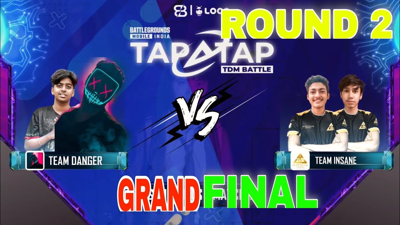 GRAND FINAL SECOND MATCH TEAM DANGER VS TEAM INSANE | 2V2 Tapatap tdm ...