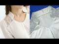 The best sewing tips and tricks for this collar are here | Beautiful Women's shirt collar