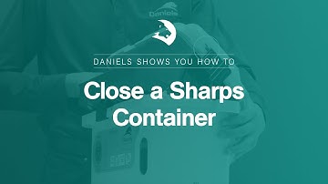 How to Close a Sharpsmart Medical Waste Container | Daniels Health