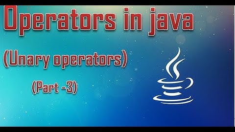 (Unit-4) Operator in java part-3